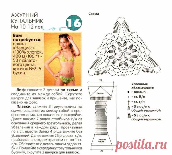 Ажурный купальник