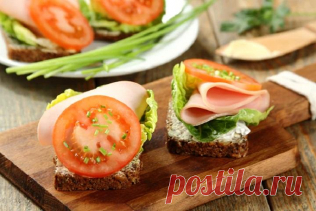 Бутерброды с запеченной индейкой и овощами – пошаговый рецепт с фото.