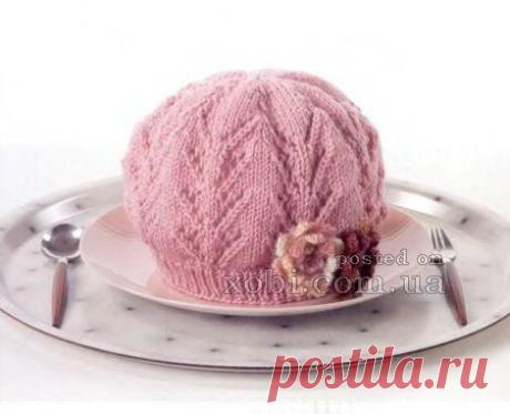шапочка вязаная спицами