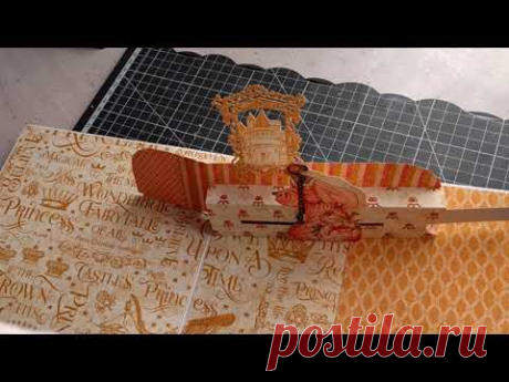 Вертикальный слайдер. Поп ап альбом с сюжетом.