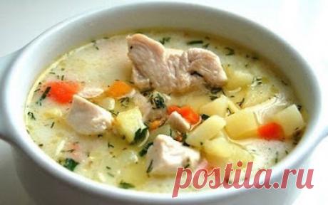 Сырный суп с курицей: Простой рецепт очень вкусного блюда