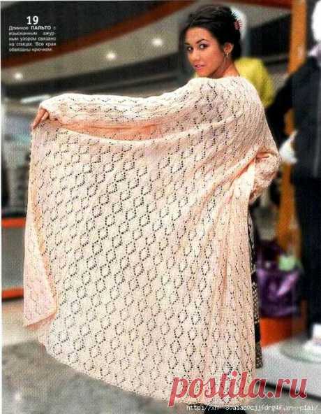 Ажурное пальто | САМОБРАНОЧКА - сайт для рукодельниц, мастериц
