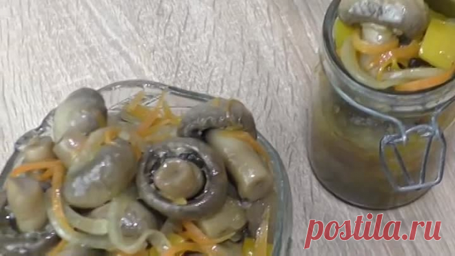 КЛАССНАЯ Закуска за 10 минут! Маринованные Шампиньоны на праздничный стол