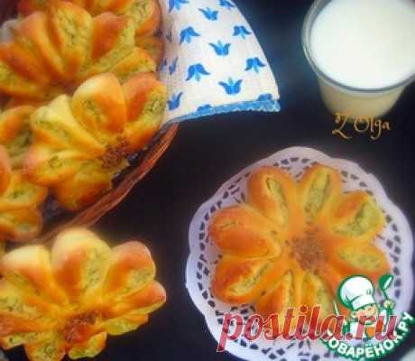 Пирожки картофельные &quot;Цветы&quot; - кулинарный рецепт