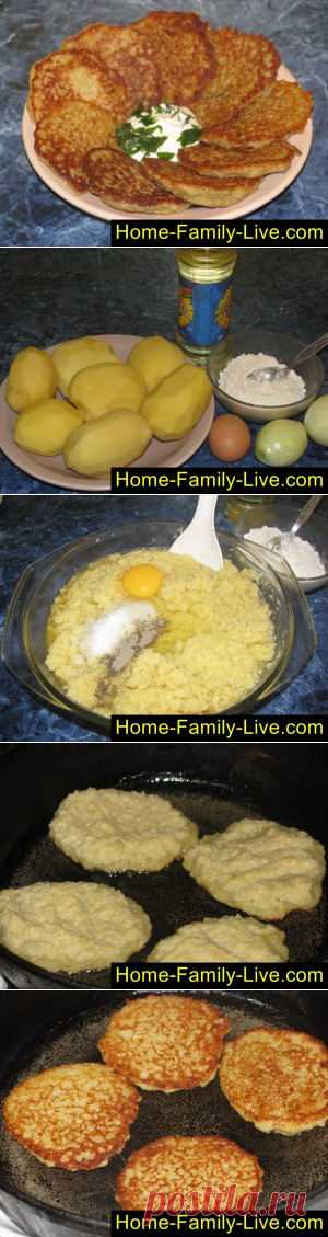 Драники/Сайт с пошаговыми рецептами с фото для тех кто любит готовить