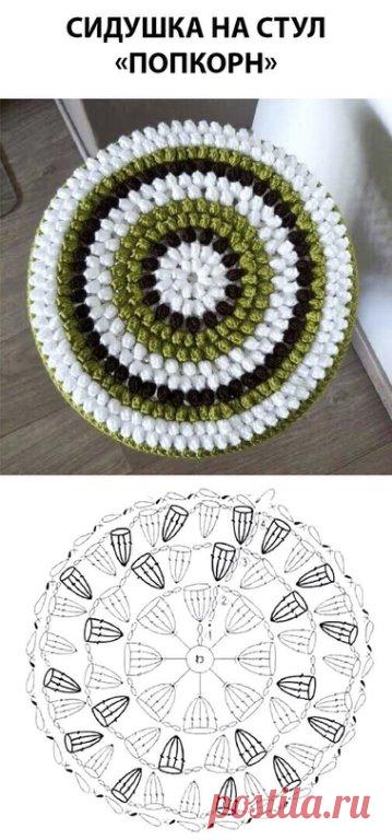 Вяжем пышными столбиками