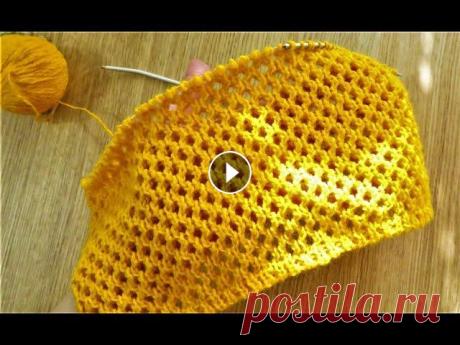 ТЕПЕРЬ СЕТКУ ВЫ БУДЕТЕ ВЯЗАТЬ ТОЛЬКО ТАК!САМЫЙ КРАСИВЫЙ УЗОР СЕТОЧКОЙ СПИЦАМИ.ДЛЯ ЛЕТНЕГО КАРДИГАНА ТЕПЕРЬ СЕТКУ ВЫ БУДЕТЕ ВЯЗАТЬ ТОЛЬКО ТАК!!!!САМЫЙ КРАСИВЫЙ УЗОР СЕТОЧКОЙ СПИЦАМИ. Я в инстаграм Здравствуйте! Меня зовут Вика! На моём канале мы будем...