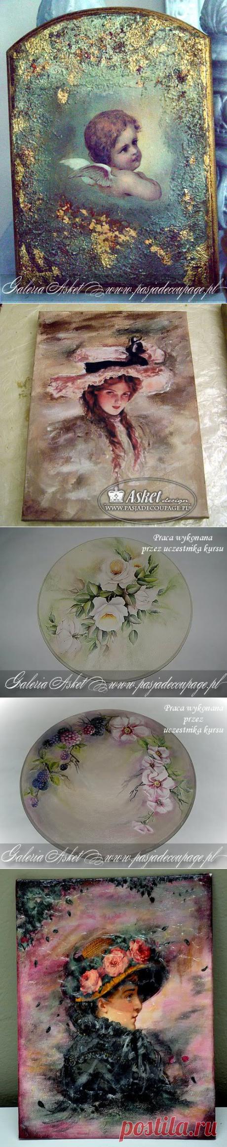 ШИКАРНЫЕ декупажные холсты и иконы из галереи Аскет