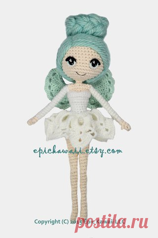 Фея. МК на английском языке. 
#амигуруми #crochet #knitting #handmadedoll #куклакрючком #crochetdoll #crocheting #amigurumi #amigurumidoll #вязаниекрючком