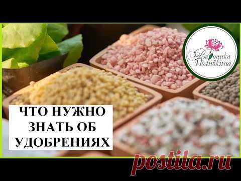 ОБ УДОБРЕНИЯХ ДЛЯ НАЧИНАЮЩИХ. ЧТО? КОГДА? и КАК? - YouTube