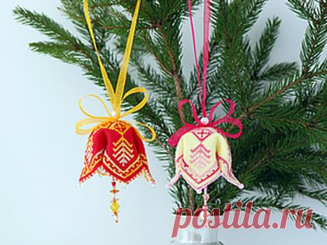 МК Новогодние колокольчики | Журнал Ярмарки Мастеров