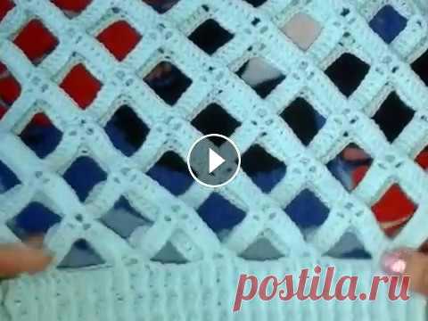 Кофта "Сетка" крючком Кофта "Сетка" крючком...