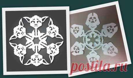 Снежинки с героями &quot;звездных войн&quot; / Новогодний интерьер / Модный сайт о стильной переделке одежды и интерьера