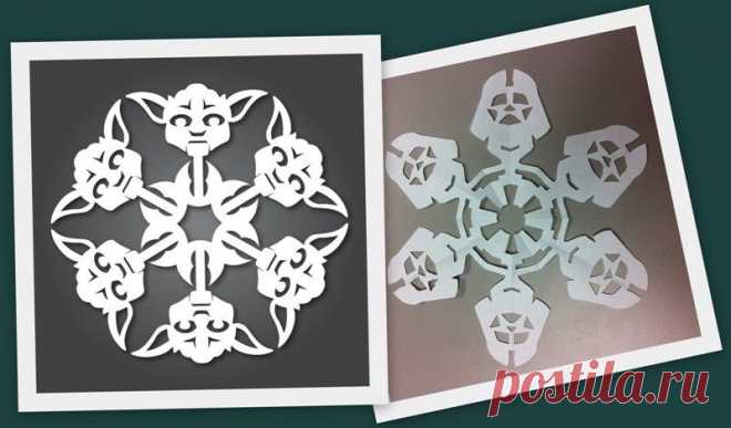 Снежинки с героями "звездных войн" / Новогодний интерьер / Модный сайт о стильной переделке одежды и интерьера