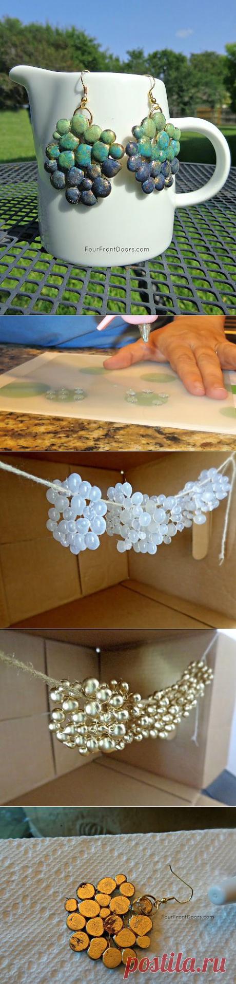 Сережки из пистолета.
