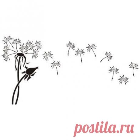 Трафареты растения и деревья/для творчества