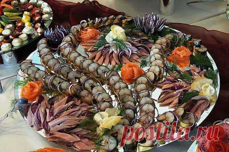 Рыбная нарезка Морской угорь