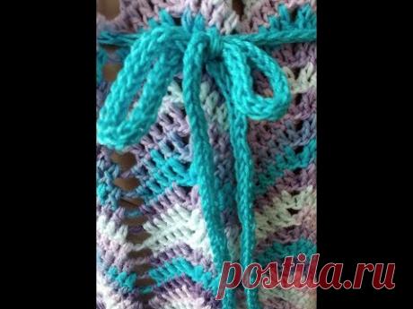Шнурок (поясок) крючком - YouTube