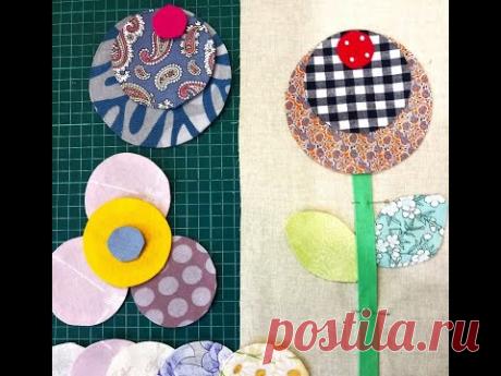 СОЗДАНИЕ КРУГЛЫХ РОВНЫХ ЛОСКУТОВ  таким способом очень облегчит создание узоров