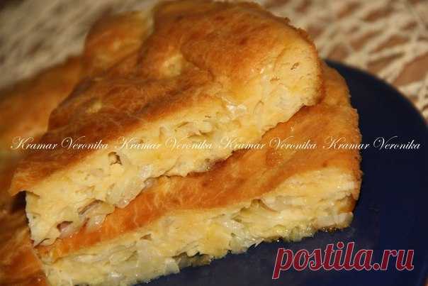 Ленивый пирог с капустой 