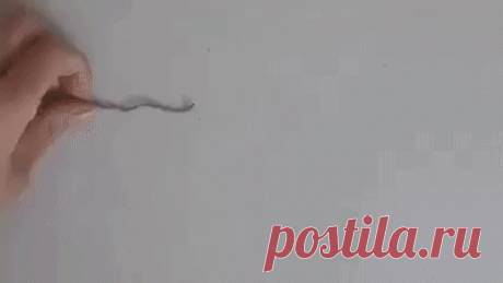 Вяжем плотную сумку или корзину, используя шнур!