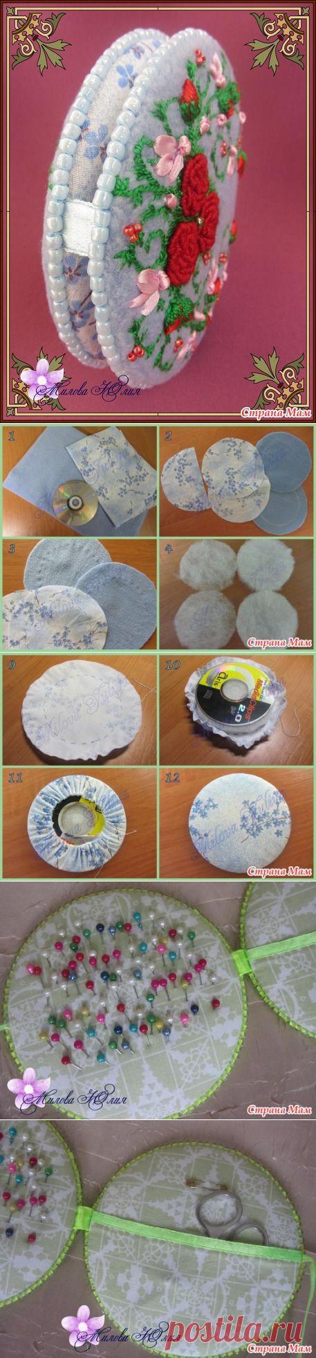 ОРГАНАЙЗЕР НА ДИСКАХ ДЛЯ ИГОЛОК И НИТОК