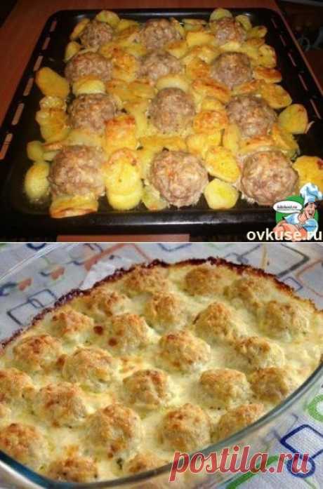 Мясные ёжики с картошкой под сыром - Простые рецепты Овкусе.ру