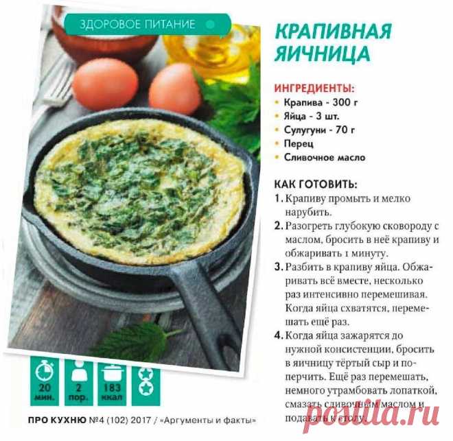 Крапивная яичница