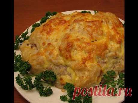 Капустная &quot;горка&quot; из цветной капусты с мясом