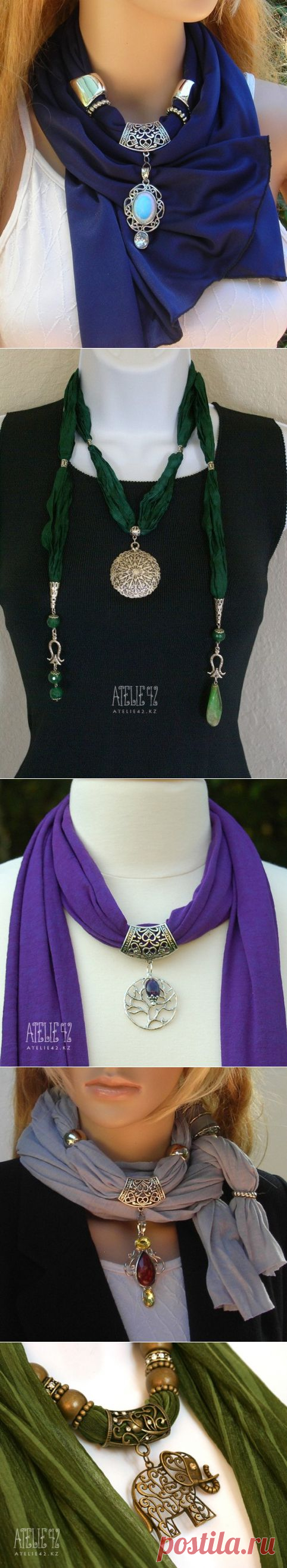 (+1) тема - Шарф - ожерелье | РУКОДЕЛИЕ