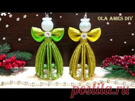 😇АНГЕЛ из Фома ЛЕГКО и БЫСТРО😇 НОВОГОДНИЕ ИГРУШКИ Своими Руками😇 DIY Christmas Angels - Foam Eva