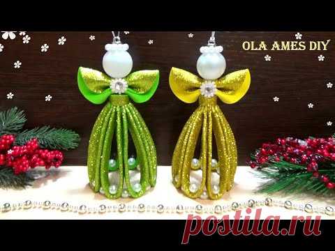 😇АНГЕЛ из Фома ЛЕГКО и БЫСТРО😇 НОВОГОДНИЕ ИГРУШКИ Своими Руками😇 DIY Christmas Angels - Foam Eva
