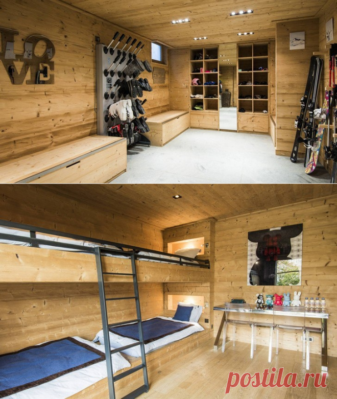 Изысканное французское шале в Альпах - Дизайн интерьеров | Идеи вашего дома | Lodgers