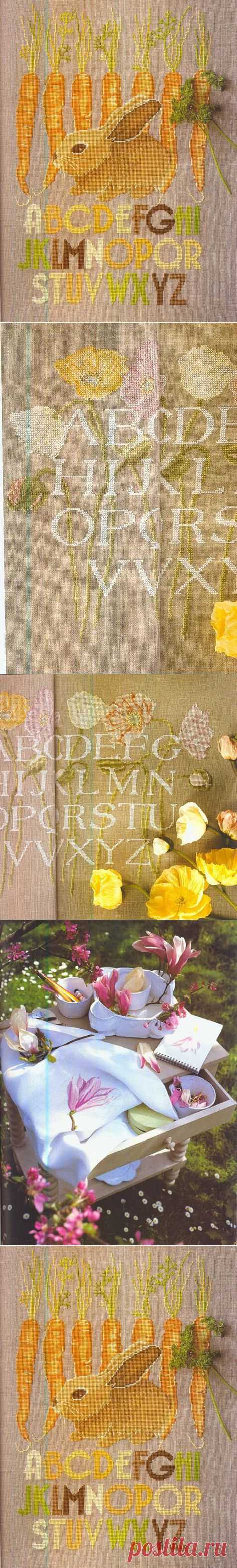 Весенние идеи. Вышивка..