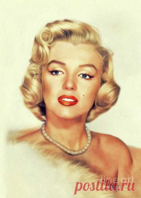 Marilyn Monroe, Hollywood Legend by Esoterica Art Agency Marilyn Monroe, Hollywood Legend Painting by Esoterica Art Agency