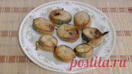 Скумбрия запечённая в соево-горчичном соусе