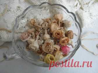 Винтажные розочки из чайных пакетиков — Сделай сам, идеи для творчества - DIY Ideas