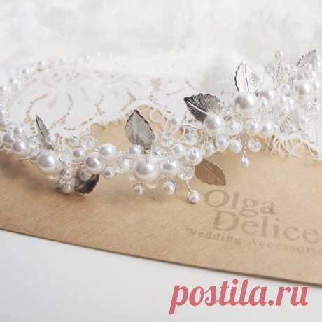 Веночек для невесты Ани))) #olgadelice #wedding #bride #bridal #weddingAccessory #weddingAccessories #bridalaccessory