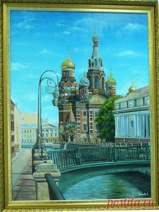 "Храм Спаса на Крови" — одна из четырёх картин, созданных для лекционного зала Санкт-Петербургского филиала Российской Таможенной Академии. Размер картины — 100x130 см, холст, масло, 2012 год.
 Автор — Быркова Екатерина.
#ХрамСпасаНаКрови #петербург #архитектурапетербурга #маслянаяживопись #пейзажмаслом #классическаяживопись #byrkovaart #oilpainting #spblandscape #churchpainting"