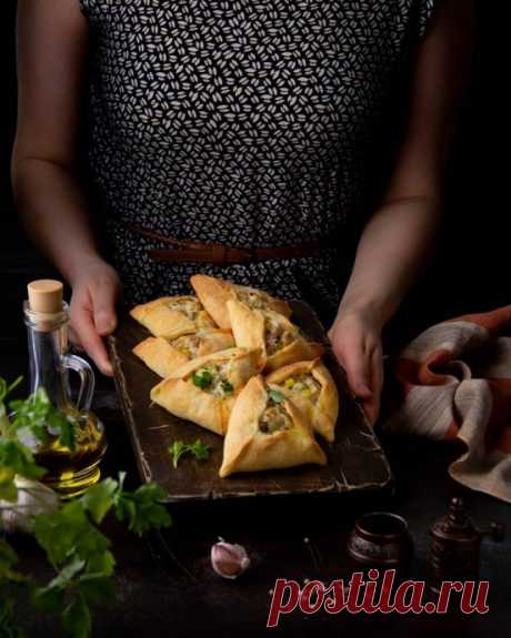 ​Пирожки с курицей и картофелем ⠀