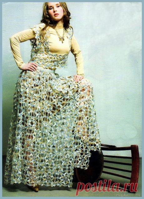 Ажурное вязание, юбка и жилет » Сайт &quot;Ручками&quot; - делаем вещи своими руками