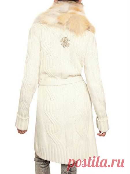 Великолепный кардиган спицами от Roberto Cavalli - perchinka63.ru