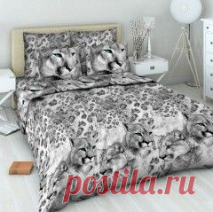 Комплект постельного белья «Пума» (арт. 4237/1, 1,5-спальный, бязь, 2 наволочки 70х70) — Купить в Казахстане
