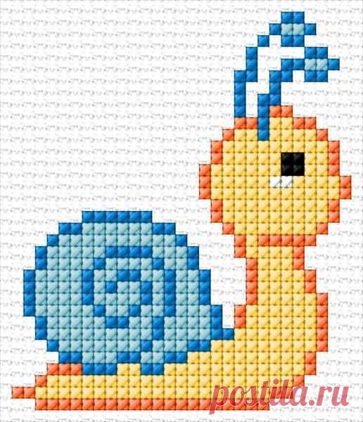 Детская вышивка: схемы — Поделки с детьми
