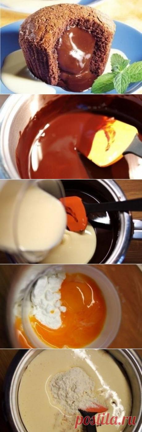 Как приготовить фондан шоколадный - рецепт, ингридиенты и фотографии