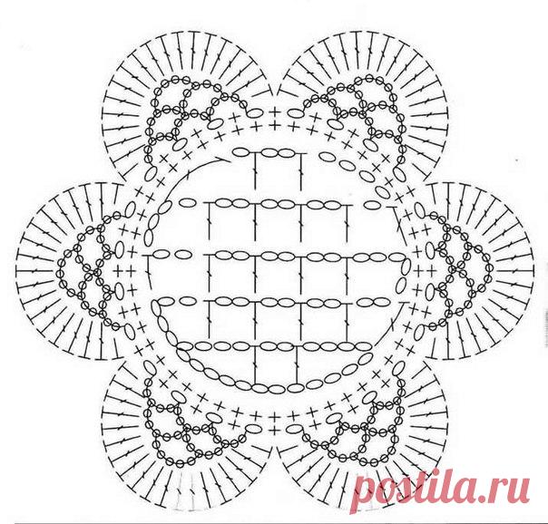 Ирландское кружево  
#вязание_крючком #схемы #узоры #вязаниекрючком #
#вязание_спицами #схемы #узоры #вязаниеспицами