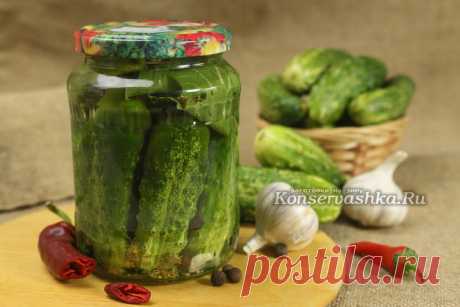 Хрустящие маринованные огурцы, рецепт на зиму
