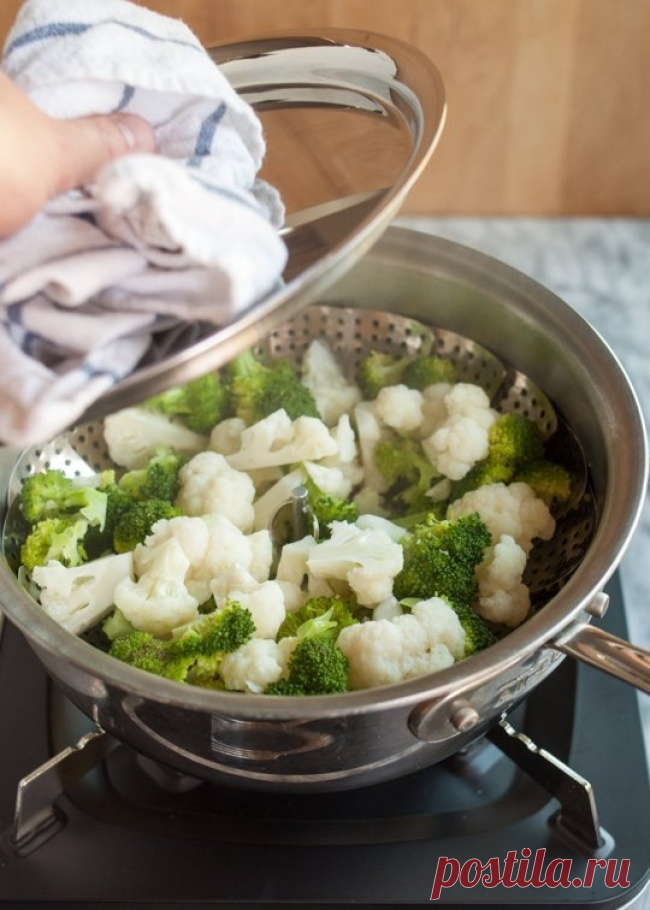 7 cпособов сделать овощи на пару невероятными на вкус