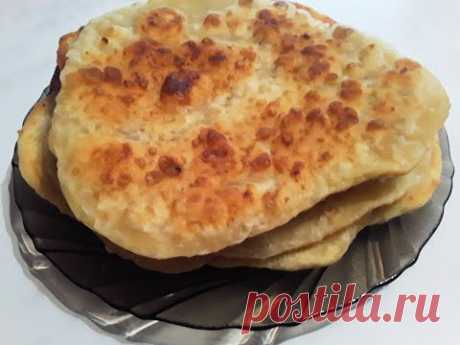 Пресные лепёшки на кефире/быстро и вкусно
