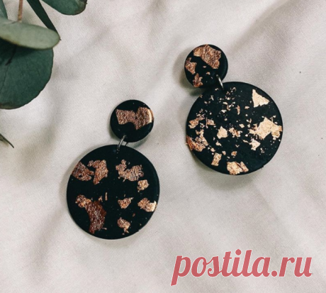 Серьги из полимерной глины